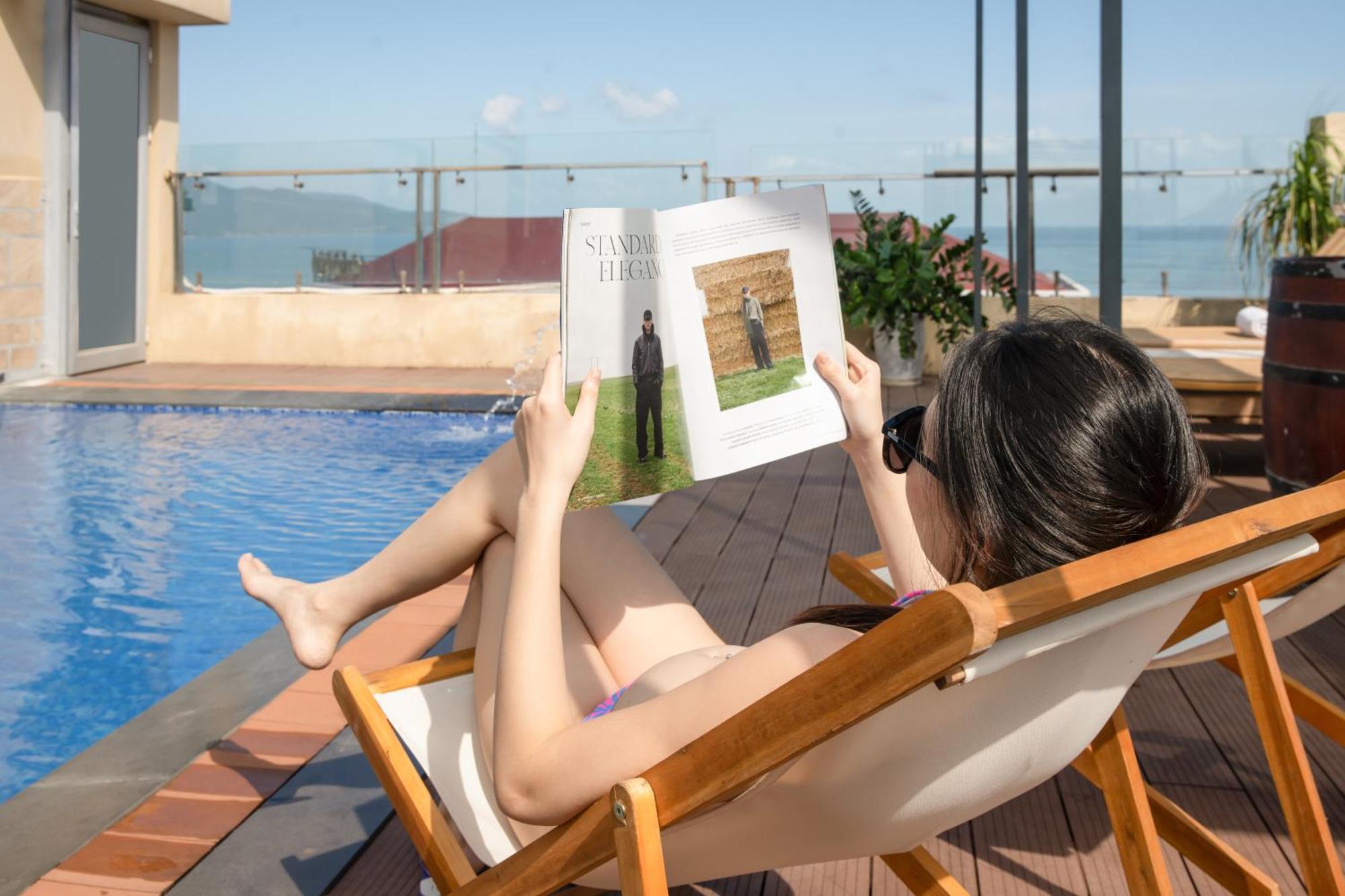 Richico Garden Beach Hotel Da Nang Bagian luar foto